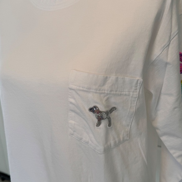 Victoria's Secret PINK Tropical Hibiscus Tee - Picture 7 of 9